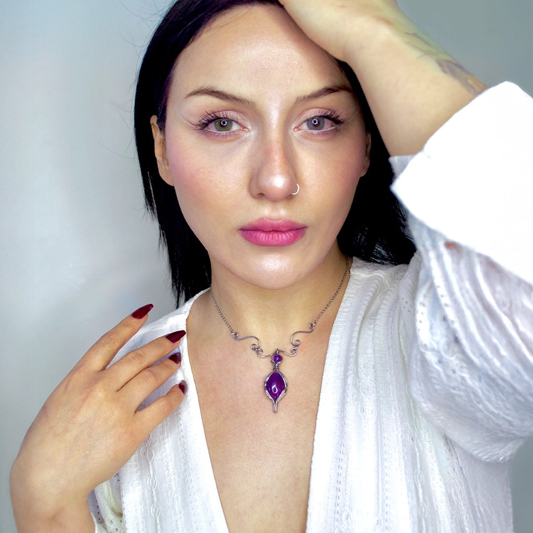 Venus Ametist Kolye