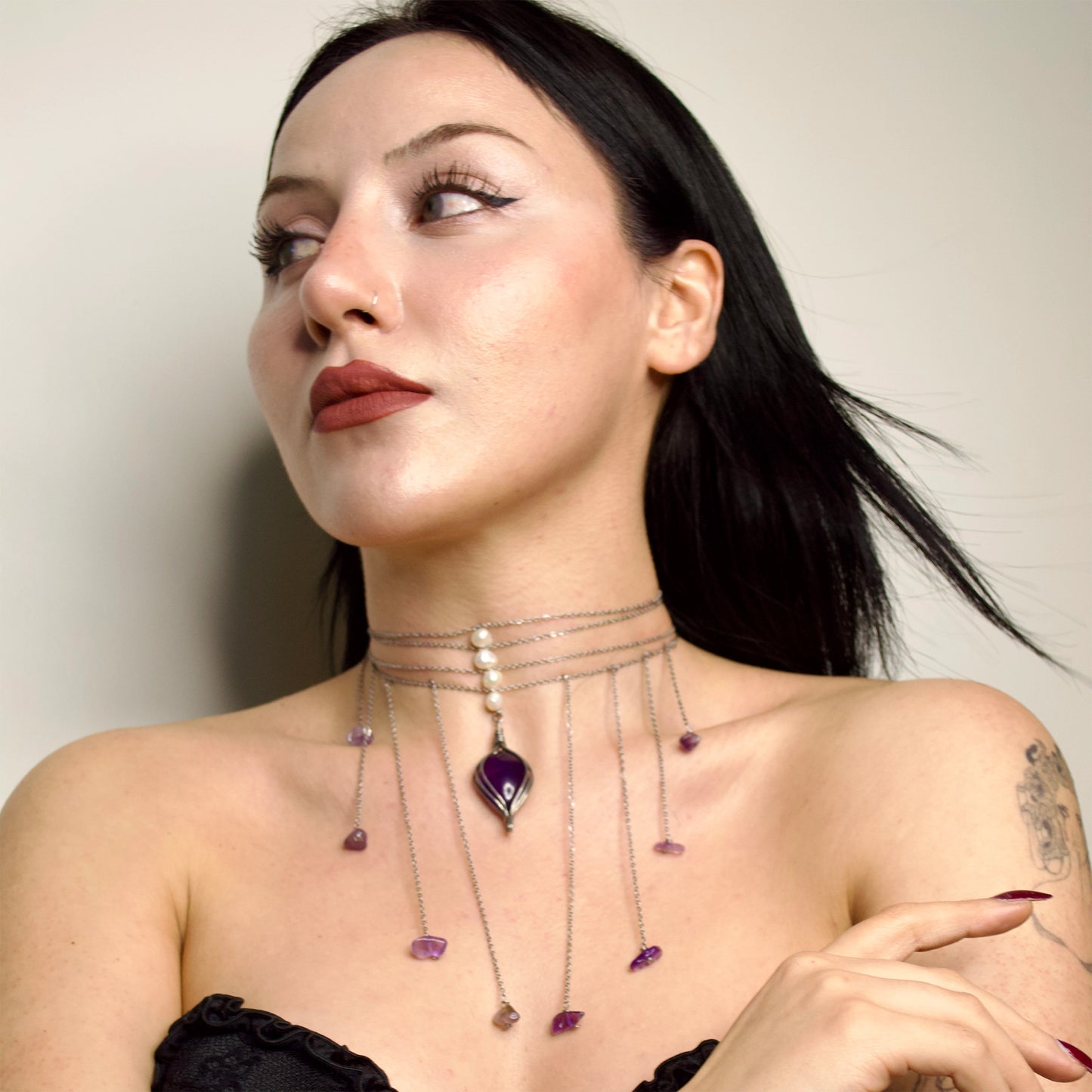 Charlotte Ametist Choker