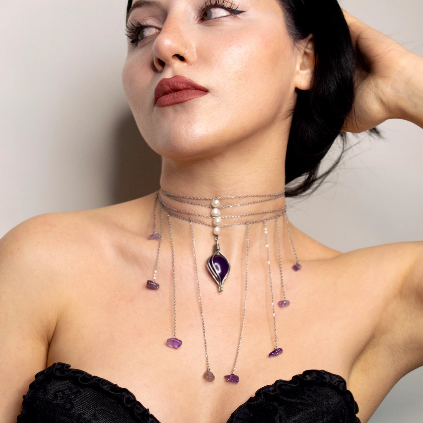 Charlotte Ametist Choker